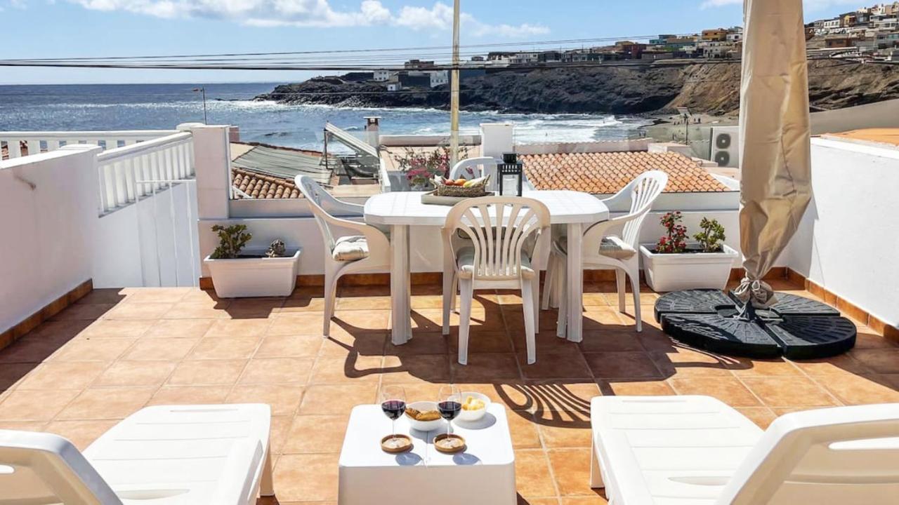 Harmony Beach House - 2Br Sea Views Terrace Villa Telde Eksteriør billede